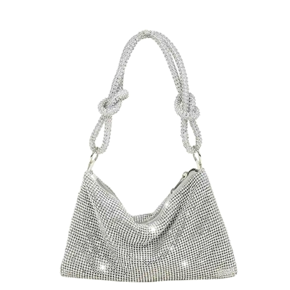 Sparkly rectangular shape slouchy sexy purse - Picture 4 of 8